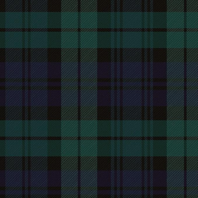 Wake In Cloud - Plaid Comforter Set, Scottish Tartan Check Geometric Modern Pattern Printed, Soft Lightweight Bedding, 3 Pieces, Dark Green, Twin/Twin XL Size