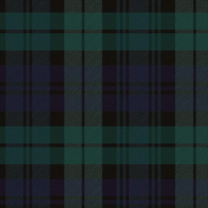 Wake In Cloud - Plaid Comforter Set, Scottish Tartan Check Geometric Modern Pattern Printed, Soft Lightweight Bedding, 3 Pieces, Dark Green, Twin/Twin XL Size