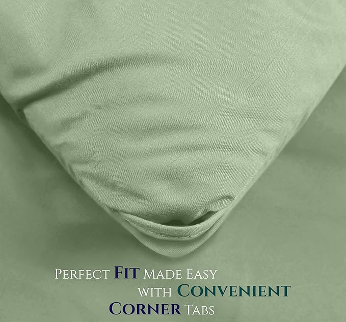 Queen Comforter Set 3 Piece Sage Green by Utopia Bedding, Comforters Queen Size, Bedding Comforters Sets, Down Alternative Soft Bed Set, 1 Comforter (88 x 88 inches) 2 Pillow Shams (20 x 26 inches)