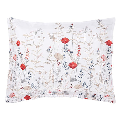 Amazon Basics Full/Queen Size Ultra-Soft Lightweight Microfiber Reversible 3-Piece Bedding Comforter Set, Pink Floral, Washable