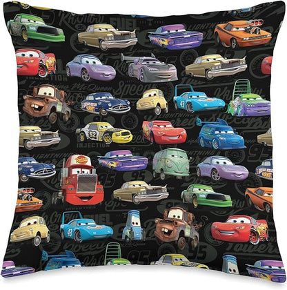 Disney Pixar Cars Characters All-Over Print Throw Pillow