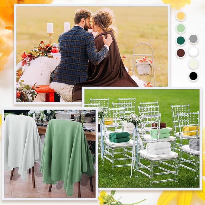 Kinlop Fleece Blanket Bulk 60 x 50 Inch Soft Lightweight Fleece Cozy Blanket Warm Throw Plush Pet Throw for Bed Couch Sofa Home Office Wedding Gifts Travel Camping(Delicate Color)
