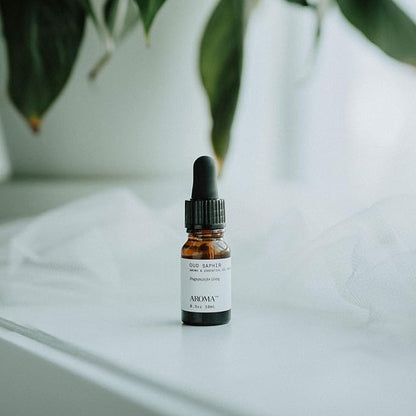 Aromatech Oud Saphir Aroma Essential Oil Blend: Luxury Hotel Inspired Aromatherapy with for Ultrasonic Diffusers & Nebulizers - 0.3 fl oz, 10 mL