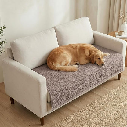 PAULATO BY GA.I.CO. Waterproof Couch Cover – 24x47 Blanket for Sofa Car Seat or Crate – Machine Washable Absorbent Reusable Pad for Puppy Training – Dogs Cats Pets Friendly Protector - Marsala
