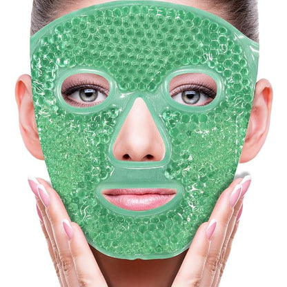 ZNÖCUETÖD Face Ice Mask Facial Ice Packs Gel Hot Cold Compress for Post Oral, Dental, Nose,Facelift Plastic Cosmetic & Laser Surgery Recovery Puffiness Swelling Dark Circles & Headaches Gift for Women