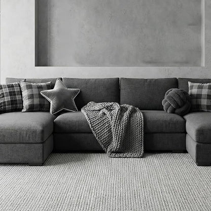Knot Pillow Ball Plush - Decorative Throw Pillows for Bed Relieve Stress, Round Knot Cushion for Sofa Decor Pet Toy, Grey 12 inch