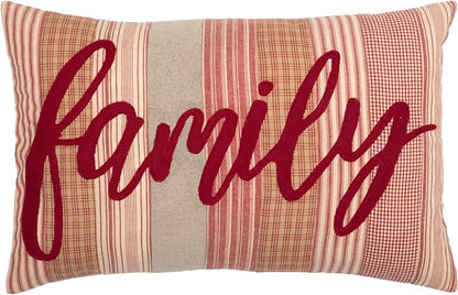 VHC Brands Sawyer Mill™ Red Motif Pillows (14x22 Family)