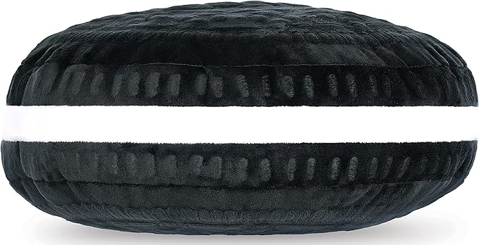 iscream Oreo Cookie Shaped Embossed 15" Fleece Pillow