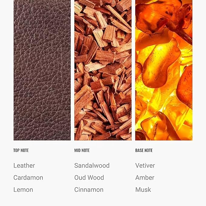 The One Hotel Scent Diffuser Oil 120ml - Aromatherapy Fragrance Inspired by 5-Star Hotels - Notes of Cardamom, Leather, Lemon, Cinnamon & Sandalwood - Inspired by Luxury Hotel The One Diffuser Scent