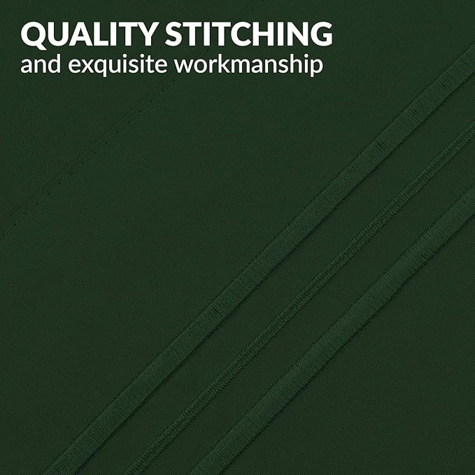 Mellanni Pillow Cases - Luxury, Extra Soft, Cooling Pillow Covers - 2 PC Iconic Collection Pillowcases - Envelope Closure (Standard/Queen 20" x 30", Emerald Green)