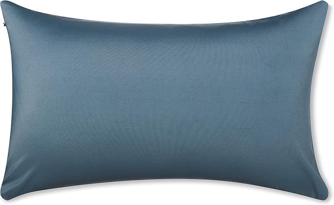 PILLOWY 12"x20" Throw Pillow - Dark Slate Grey: 1Pcs Luxurious Premium Microbead Pillow with 85/15 Nylon/Spandex Fabric. Forever Fluffy, Outstanding Beauty & Support. Silky, Soft & Beyond Comfortable