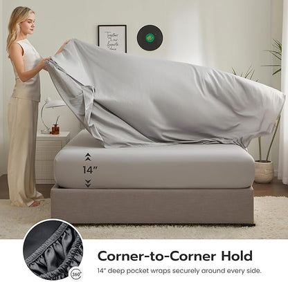 Joiedomi King Size Comforter Set with Sheets Red, 7 Pieces King Bedding Set with 1 Down Alternative Comforter, 1 Flat Sheet, 1 Fitted Sheet, 2 Pillowcases and 2 Pillow Shams, Bed in a Bag All Seasons