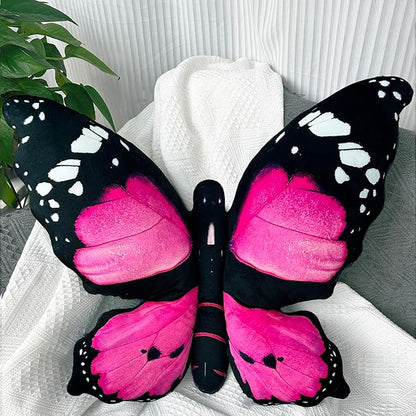 Butterfly Decorations Pillow Decorative Throw-Pillow Stuffed Animal Plush Gifts for Women Decor for Room Home Garden 24.4" x 16.5"