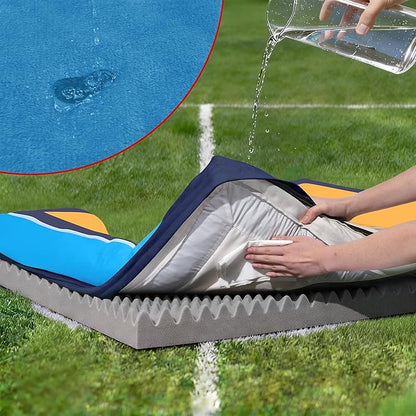Comfort Expression Orthopedic Dog Bed for Extra Large Dogs 45x35 Inch, Waterproof Egg Crate Foam XL Pet Bed with Removable Bolsters, Dog Couch with Washable Cover & Non-Slip Bottom, Houston