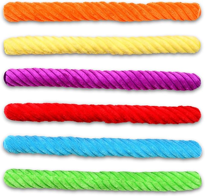 iscream Twizzlers Rainbow 19" x 8.5" Pillow Set with Mini Twist Pillows