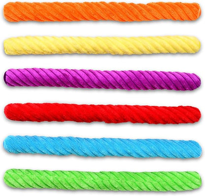 iscream Twizzlers Rainbow 19" x 8.5" Pillow Set with Mini Twist Pillows