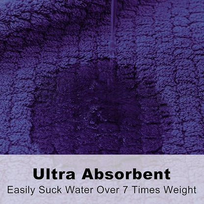 Women's Shawl Collar Bathrobe, Soft Long Towel Robes for Women - Super Absorbent Quick Dry yet Warm