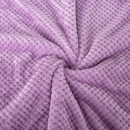 Fuzzy Pet Blanket, Warm and Soft Plush Fleece for Dog or Cat Bed, Couch, Sofa, Travel, Outdoor, Camping (32" x 40", DW-Lavender)