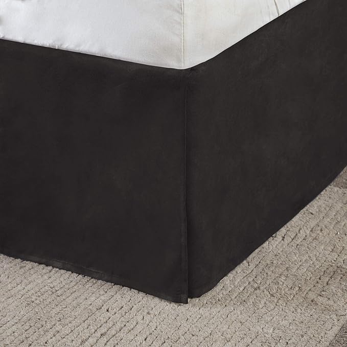 Madison Park Boone Cozy Comforter Set, Faux Suede, Deluxe Hotel Styling All Season Down Alternative Bedding Matching Shams, Decorative Pillow, Queen (90 in x 90 in), Rustic Grey 7 Piece,Dark Gray