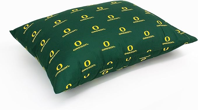 College Covers Everything Comfy Oregon Ducks Pillowcase Pair, King, 20" x 40", Includes 2 King Pillowcases