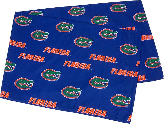 College Covers Everything Comfy Florida Gators Pillowcase, Body Pillow, 20" x 60", Includes 1 Pillowcase