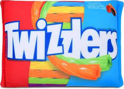 iscream Twizzlers Rainbow Package Photoreal Print 12" x 7" Microbead Mini Accent Pillow