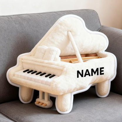 Custom Piano Shaped Pillow Personalized Double-Sided Printed Cute Pillow Customized Christmas Party Commemorative Gift Sofa Decorative for Boys and Girls 8-32in