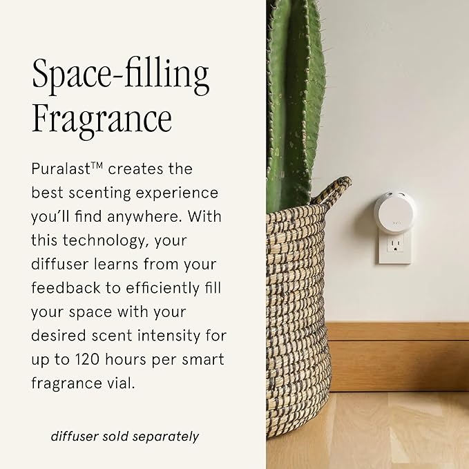 Pura Smart Home Air Diffuser Fragrance - Smart Scent Refill - Up to 120-Hours of Premium Fragrance per Refill for Home, Office & Apartment - 4 Pack, Linens & Surf