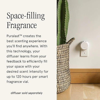Pura Smart Home Air Diffuser Fragrance - Smart Scent Refill - Up to 120-Hours of Premium Fragrance per Refill for Home, Office & Apartment - 4 Pack, Linens & Surf