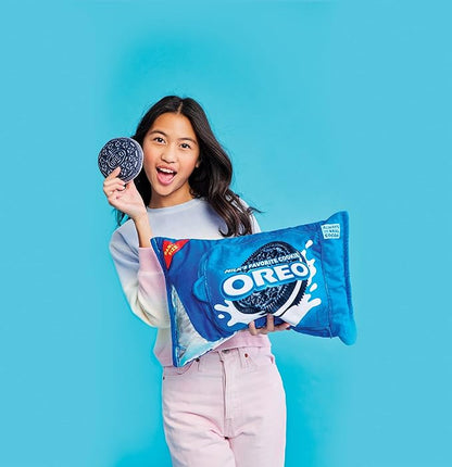 iscream Oreo Package 18" x 12" Pillow Set with Mini Oreo Cookie Pillows
