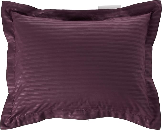 Queen Comforter Set 8 Piece Bed in a Bag with Bed Skirt, Fitted Sheet, Flat Sheet, 2 Pillowcases, 2 Pillow Shams, Queen, Dobby Purple
