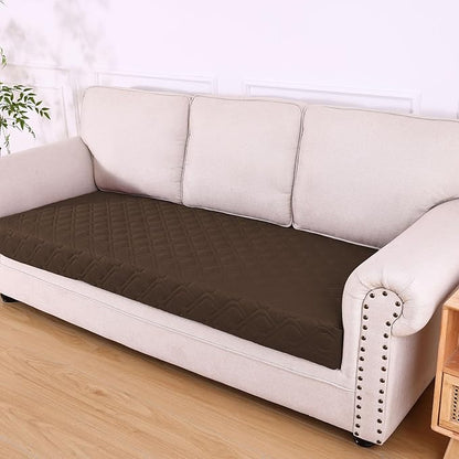 hyha Waterproof Dog Bed Blanket, Soft Pet Blankets, Waterproof Couch Cover for Dogs, Reversible Sofa Covers Washable for Furniture (40x80 Inch, Chocolate/Beige)