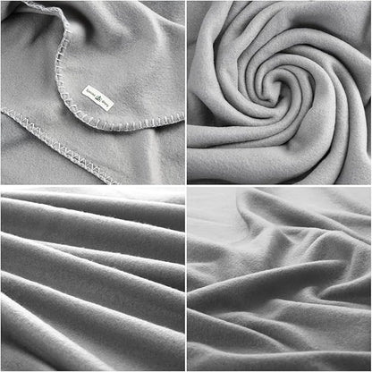 Fleece Throw Blanket Set Bulk for Travel Kids Outdoor Wedding Pet (Assorted #7, Pack of 6 50x60 Inches)