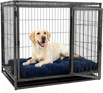 Washable Dog Couch Bed, Pet Sofa with Removable Cushion & Non-Slip Bottom, Orthopedic Plush Furniture for Medium/Large Dogs,Cat & Dog Loveseat.(Blue)