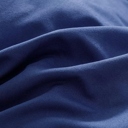 Luxlovery Royal Blue Comforter Set Full Women Men Solid Comforter Bright Blue Bedding Set Fluffy Soft Breathable Blanket Quilts with 2 Pillowcases for Full Bed