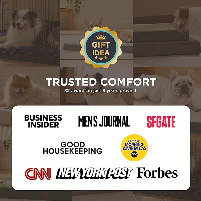 Bedsure Cooling Dog Bed for Medium Dogs - Comfy Flat Puppy Beds with Removable Washable Cover, Orthopedic Egg Crate Foam Pet Mat, Suitable for Pet Up to 30 lbs