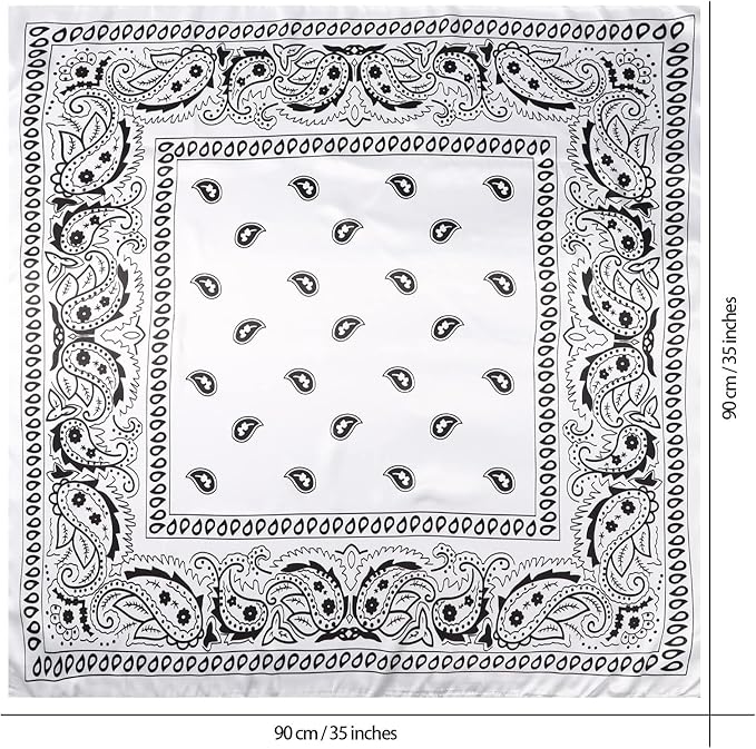 AWAYTR 35” Satin Large Square Head Scarves - 4PCS Silk Like Neck Scarf Hair Sleeping Wraps Satin Silk Scarfs for Women