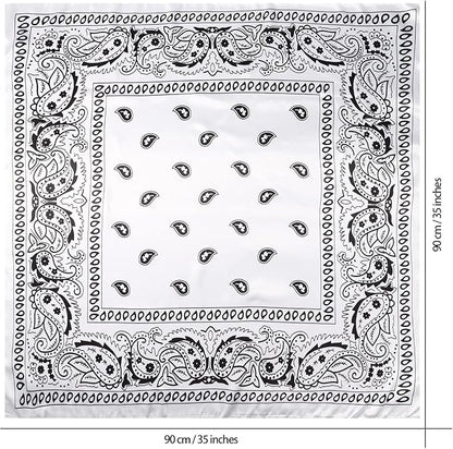 AWAYTR 35” Satin Large Square Head Scarves - 4PCS Silk Like Neck Scarf Hair Sleeping Wraps Satin Silk Scarfs for Women