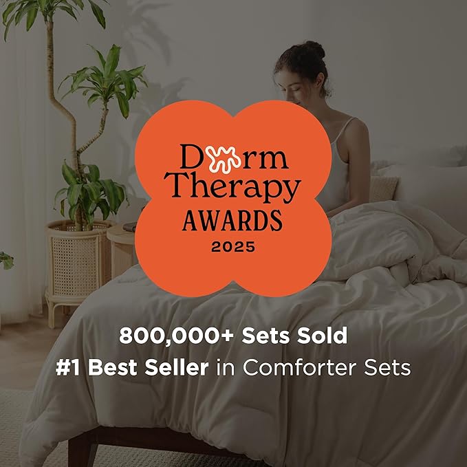 Bedsure Queen Comforter Set - Dark Grey Comforter Queen Size, Soft Bedding for All Seasons, Cationic Dyed Bedding Set, 3 Pieces, 1 Comforter (90"x90") and 2 Pillow Shams (20"x26"+2")