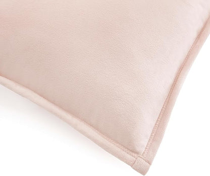 UGG Coco 2-Pack Decorative Pillows - Soft & Plush Throw Pillow Inserts with Throw Pillow Covers - Perfect for Sofa, Bed, Living Room Decor or Home Decor, 20" x 20", Pink Himalayan Salt
