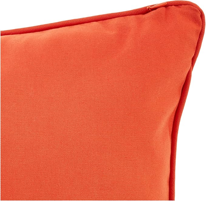 Tommy Bahama - Throw Pillow, Ideal for Bed or Couch, Tropical Design, Cozy Home Essentials (Birds of Paradise Orange, 20" x 20")