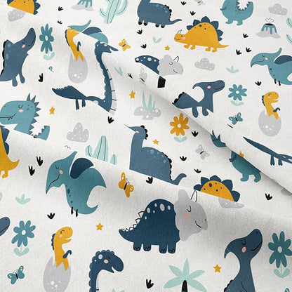 MWMWMW Dinosaur Bedding Sets Twin for Boys, 2 Piece Dinosaur Comforter Set Twin, Soft and Lightweight Kids Comforter Sets for Boys for All Seasons with Pillowcase