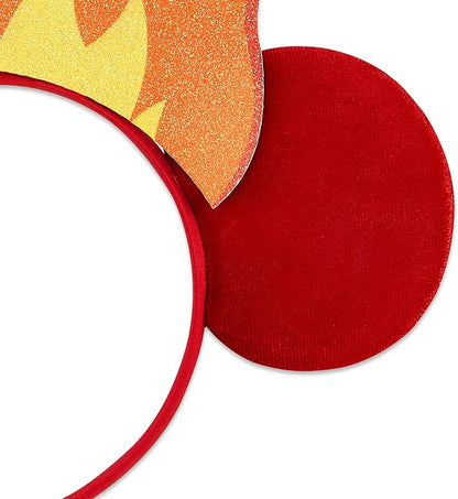 Flame Mouse Ear Headbands,Sparkle Mouse Ears Headband for Boy Men Cartoon Princess Costume Cosplay Decoration