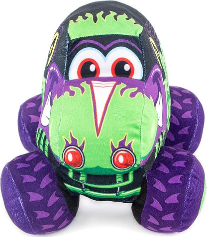 Jay Franco Monster Jam Truckin' Pals Grave Digger Pillow Buddy - Super Soft Polyester Microfiber, 13 inches
