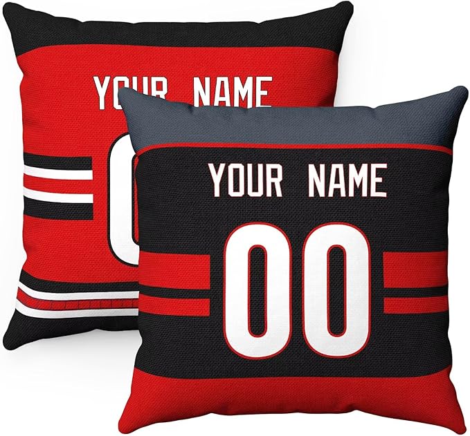 ANTKING Carolina Throw Pillow Personalized Custom Any Name and Number for Men Women Boy Gifts