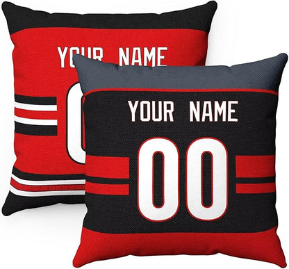 ANTKING Carolina Throw Pillow Personalized Custom Any Name and Number for Men Women Boy Gifts