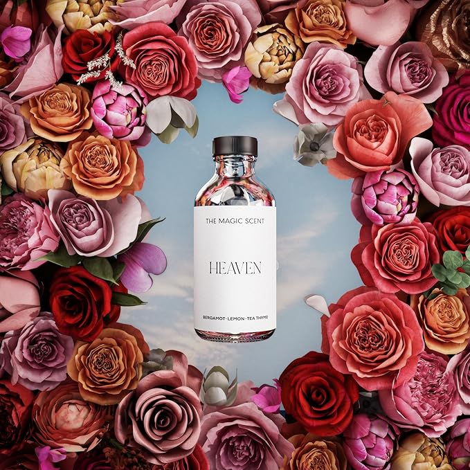 The Magic Scent Heaven Hotel Scent Diffuser Oil - Cold-Air & Ultrasonic Fragrance Oil for Diffuser Inspired by The Aria Hotel, Las Vegas - Essential Oils for Diffusers Aromatherapy - 4 fl oz, 120 mL