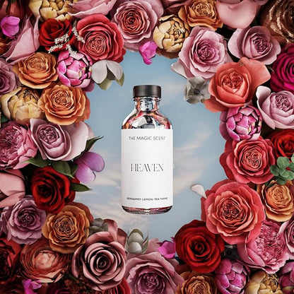 The Magic Scent Heaven Hotel Scent Diffuser Oil - Cold-Air & Ultrasonic Fragrance Oil for Diffuser Inspired by The Aria Hotel, Las Vegas - Essential Oils for Diffusers Aromatherapy - 4 fl oz, 120 mL