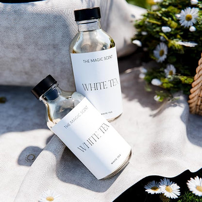 The Magic Scent White Tea Diffuser Oil - Hotel & Home Luxury Scents - Diffuser Oil Scents for Home Designed for Use in All Diffusers - 4 fl oz, 120 mL