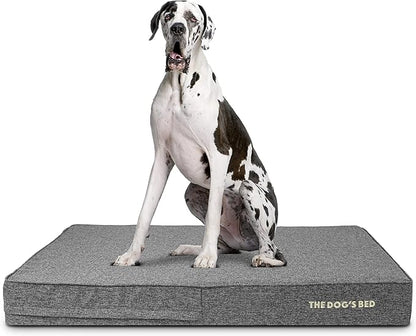 The Dog’s Bed Orthopedic Memory Foam Dog Bed Mattress, Linen Fabric, Grey Linen, XXL, 6-Inch